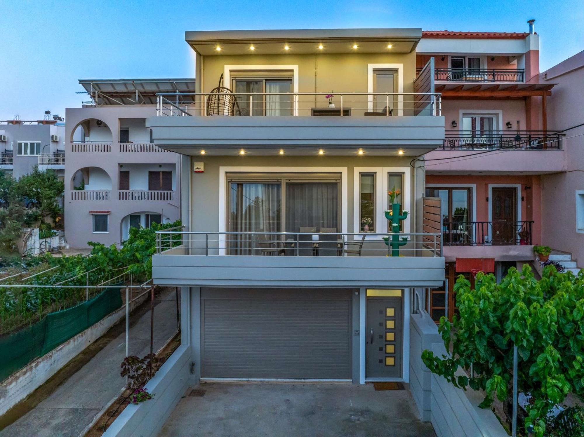 Aria Sea View, Chania Σταλός Εξωτερικό φωτογραφία