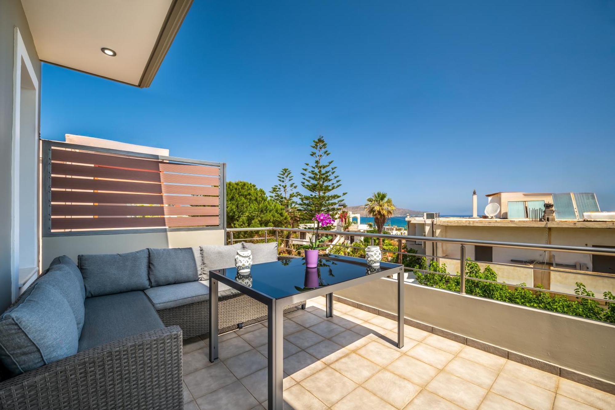 Aria Sea View, Chania Σταλός Εξωτερικό φωτογραφία